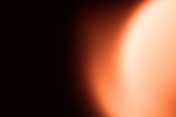 Orange mesh gradient on a black background, with soft transitions from amber to light tangerine,...