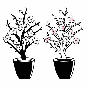 Vector type flowerr design on white background, Eps file 