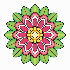 vector illustration of lotus flower, Eps 