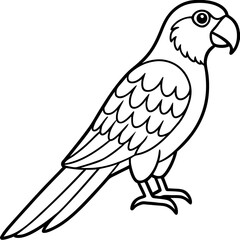 Minimalist kingfisher bird line art vector, elegant single-line drawing of a kingfisher bird, modern outline illustration, perfect for logos, tattoos, wildlife designs, nature-themed decor, branding, 