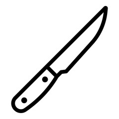 Fillet knife icon. Vector line icon