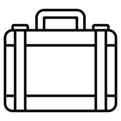 Briefcase Icon. Editable Stroke