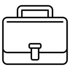 Briefcase Icon. Editable Stroke