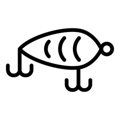 Lure icon. Vector line icon