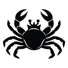 crab isolated on white