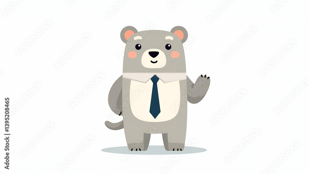Poster ai-driven image curation: elevate your digital content with smart business vector illustrations