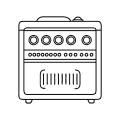 amplifier icon, amplifier vector illustration-simple illustration of amplifier, perfect for amplifier logos and icons