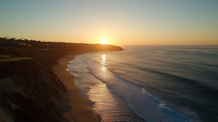 Coastal Sunset Overlook