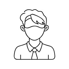 avatar icon, avatar vector illustration-simple illustration of avatar, perfect for avatar logos and icons