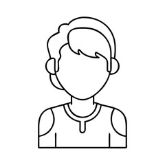 avatar icon, avatar vector illustration-simple illustration of avatar, perfect for avatar logos and icons