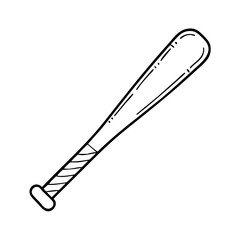 baseball bat icon, baseball bat vector illustration-simple illustration of baseball bat, perfect for baseball bat logos and icons