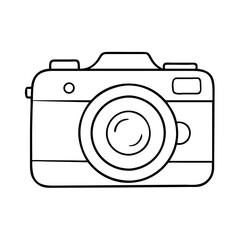 basic camera icon, basic camera vector illustration-simple illustration of basic camera, perfect for basic camera logos and icons