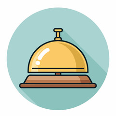 Fototapeta premium restaurant cloche icon