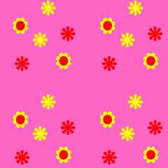 seamless pattern with snowflakes