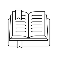 book icon, book vector illustration-simple illustration of book, perfect for book logos and icons