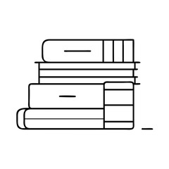 books icon, books vector illustration-simple illustration of books, perfect for books logos and icons