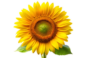 Obraz premium bright sunflower on white collage