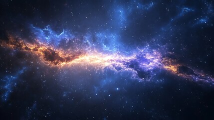 Obraz premium Cosmic Nebulae in Space