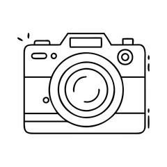 camera icon, camera vector illustration-simple illustration of camera, perfect for camera logos and icons