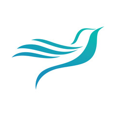 Bird logo on the branch