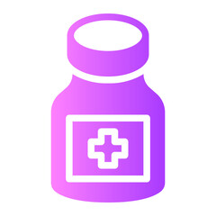 Obraz premium pills gradient icon