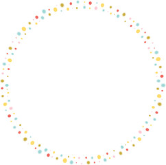 Colorful stylish blobs empty frame. Vector frame for text. Modern Art baby shower graphic