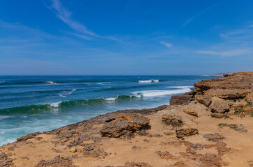 Fantastic rocky coast in Ericeira