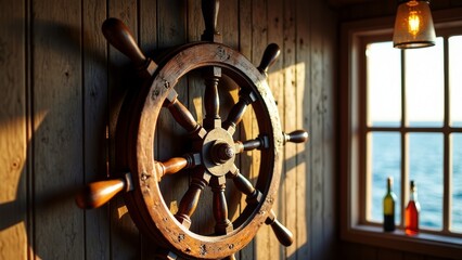 Obraz premium A quiet corner of the maritime era