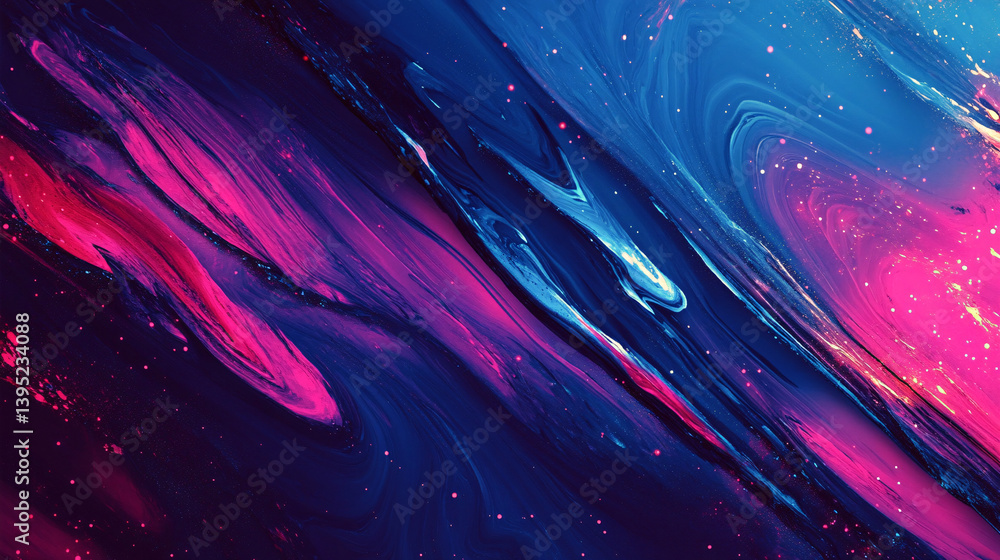 Wall mural abstract swirling colors display an array of brilliant hues and tones