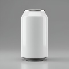 Blank White Aluminum Can Mockup Perfect for Beverage Design