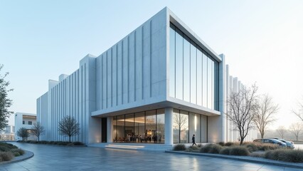 Obraz premium The Art Beauty of Modern Architecture