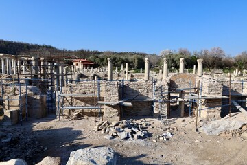 Ancient city of Stratonikeia in Yatagan Turkey