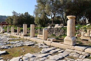 Ancient city of Stratonikeia in Yatagan Turkey