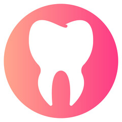teeth gradient icon