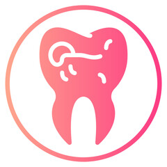 cavity gradient icon