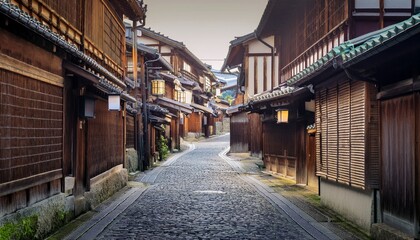 Timeless charm echoes in the wooden structures.  