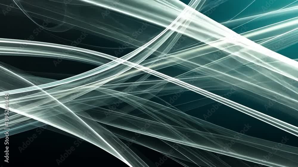 Poster abstract light trails create dynamic and modern background, showcasing flowing lines and curves that