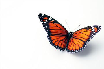 Beautiful butterfly, bee butterfly on flower, spring butterfly