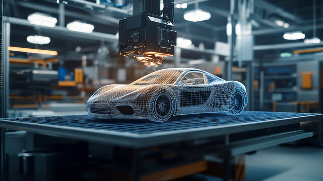 Future technology 3D printers are printing cars