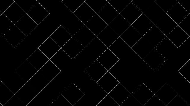 Digital multi color mosaic technology background. Abstract moving light pixel block. Pixel dots in motion. Digital square block loop animated background	