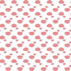 Sea Shell Seamless Vector Pattern Design