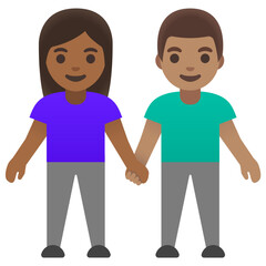 Holding Hands Emoji - Mixed-Gender Couple