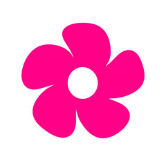 Fototapeta premium pink flower vector illustration 