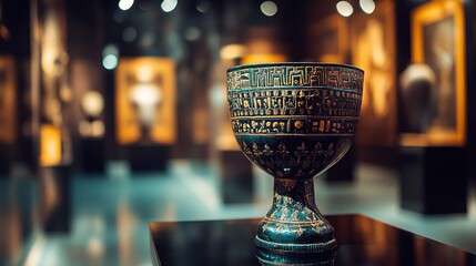 Ancient Artifact Showcased in Timeless Elegance, Celebrating Cultural Heritage on International Museum Day