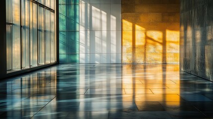 Morning Light Through Glass, Soft Reflections, Minimal Serenity