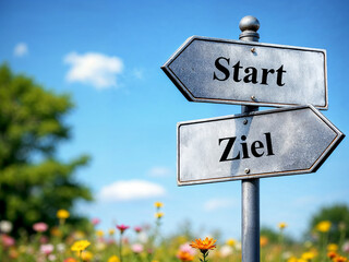 Start und Ziel, Anfang und Ende