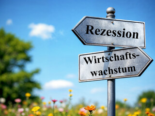 Wirtschaftswachstum oder Rezession