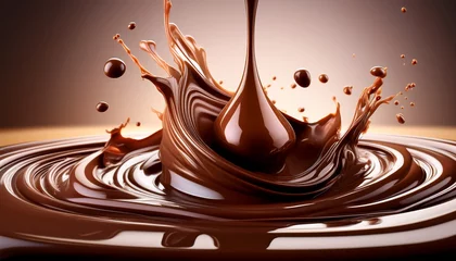 Selbstklebende Fototapeten A surreal landscape where colors melt like chocolate.   © 和正 住原