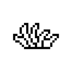 bush plant nature pixel art