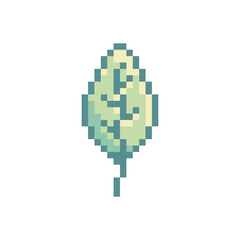 Fototapeta premium plant leaf pixel art for your needs